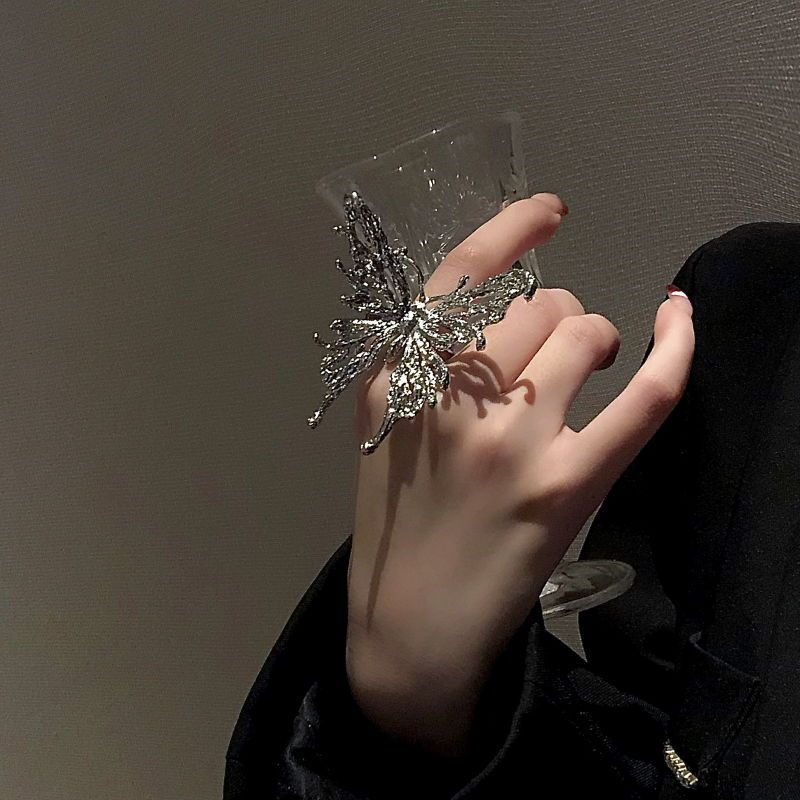 Wholesale Big butterfly exaggerated ring